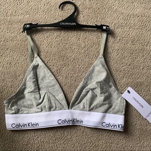 NWT Calvin Klein Modern Cotton Triangle Bralette